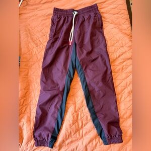 Under Armour Purple and Black Track Joggers